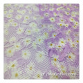 Shaoxing Factory Design personalizado Polyester Dress Print Print Flower Flower Fabric para pijamas